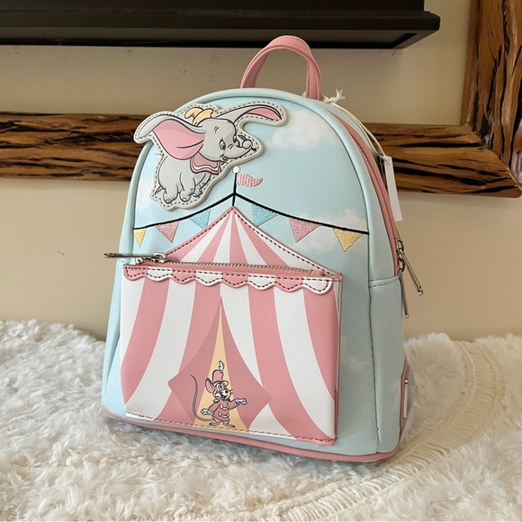 Loungefly Bags Loungefly Disney Dumbo Circus Tent Mini Backpack